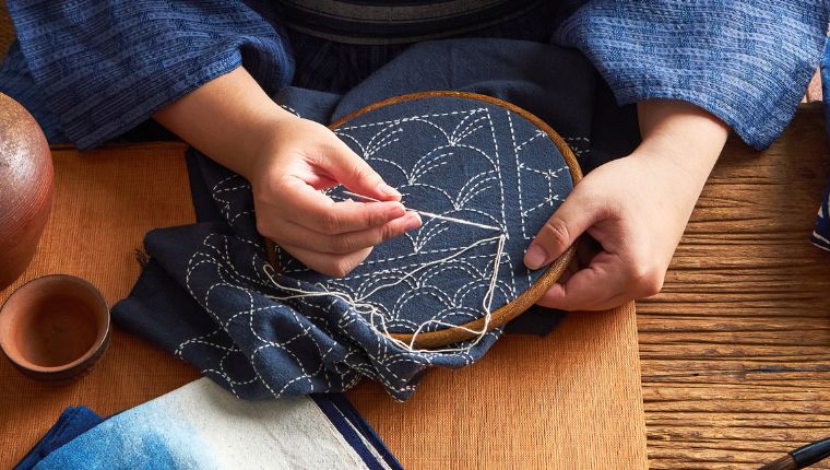 Sashiko visible mending